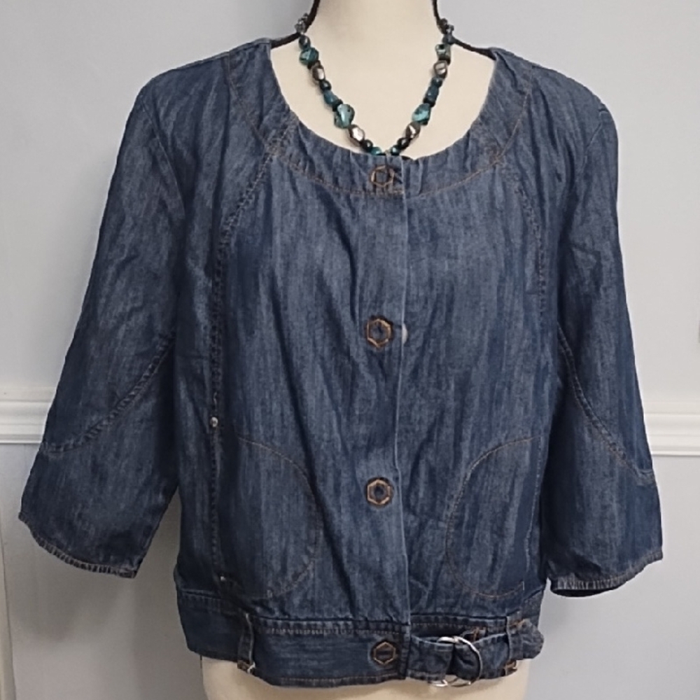 Apostrophe Blue Denim Jacket